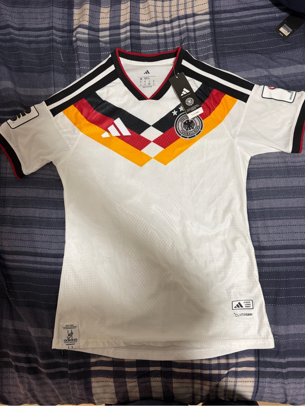 Adidas Men Germany National Team White Soccer Jersey 2026. Size M